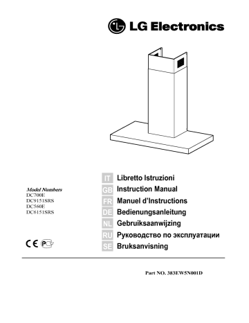 LG DC700E, DC6152SEU, DC9151SRS, DC9151S, DC9152S Owner's manual LG DC700E, DC6152SEU, DC9151SRS, DC9151S, DC9152S Owner's manual