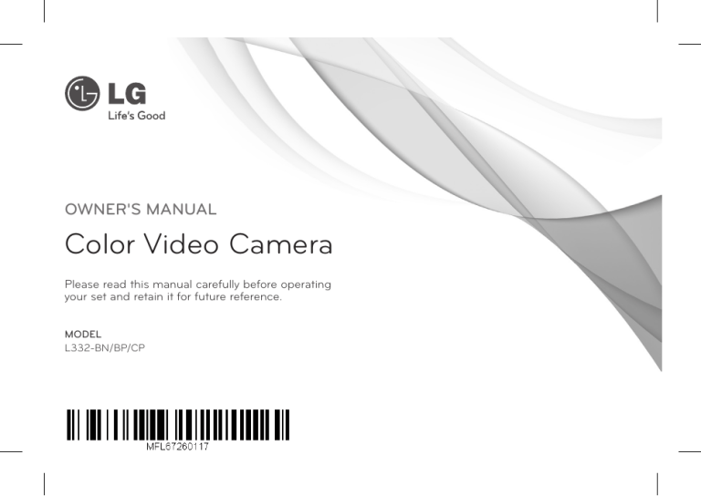 LG L332-BP Owner's manual LG L332-BP Owner's manual