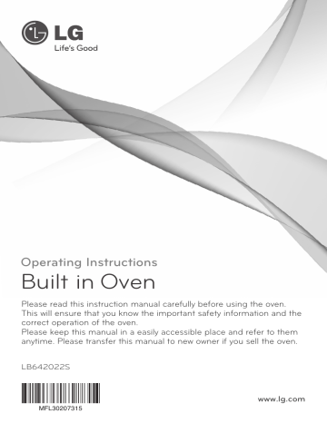 LG LB642022S Owner's manual LG LB642022S Owner's manual