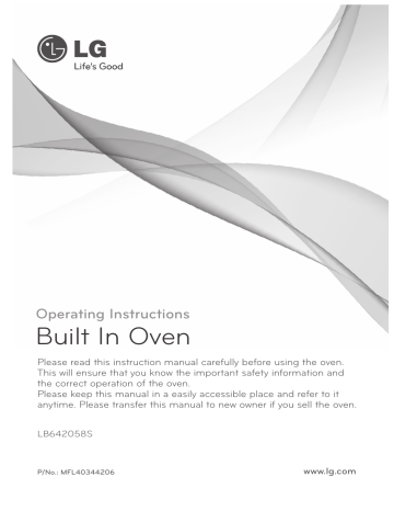 LG LB642058S Owner's manual LG LB642058S Owner's manual