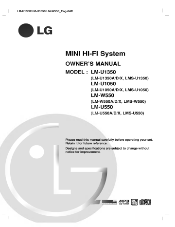LG LM-W550A Owner's manual LG LM-W550A Owner's manual