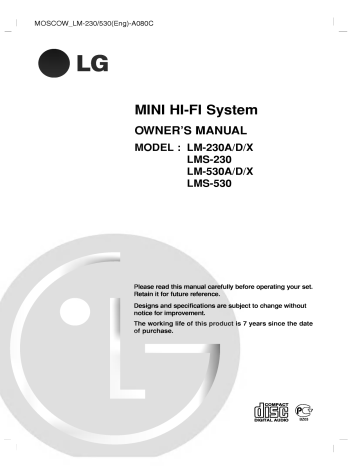 LG LM-530X Owner's manual LG LM-530X Owner's manual
