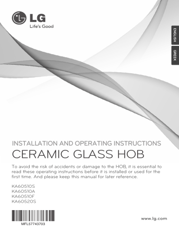 LG KA60510F Owner's manual LG KA60510F Owner's manual