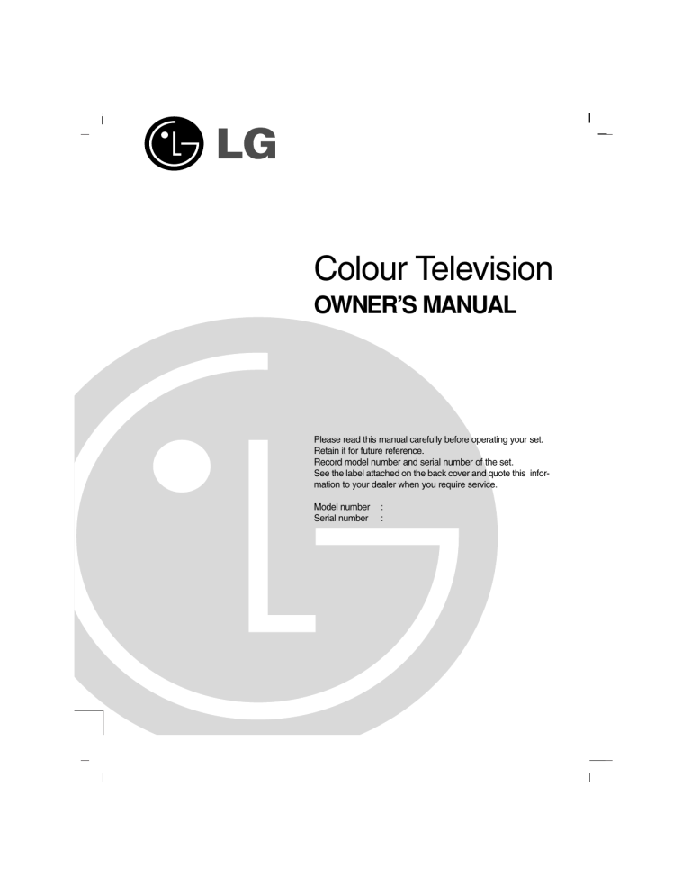 LG 14CC2RB Owner's manual LG 14CC2RB Owner's manual