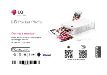 LG PD233.DCHNLLK, PD233.DFRALLK, PD233.DITALLK, PD233.DTURLLK, PD233.DSWELLK, PD233.DDZALLK, PD233.DRUSLLK, PD233.DTWNLLK, PD233.DSGPLLK, PD233.DEGYLLK Owner's manual LG PD233.DCHNLLK, PD233.DFRALLK, PD233.DITALLK, PD233.DTURLLK, PD233.DSWELLK, PD233.DDZALLK, PD233.DRUSLLK, PD233.DTWNLLK, PD233.DSGPLLK, PD233.DEGYLLK Owner's manual