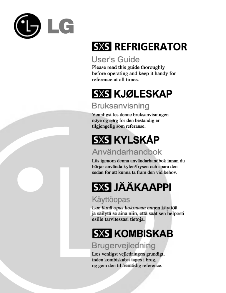 LG GC-A207CTBK Owner's manual LG GC-A207CTBK Owner's manual
