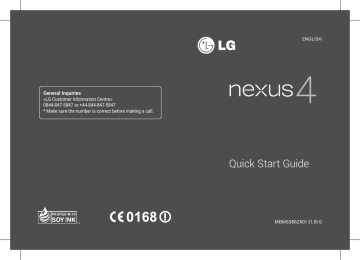 LG LGE960.AUSGBK, LGE960.AUAEBK, LGE960.ATURBK, LGE960.ADE8BK, LGE960.ATCIBK, LGE960.ACISBK, LGE960.A8NLWH, LGE960.AHASBK, LGE960.ADEGBK, LGE960.ATCLBK Owner's manual LG LGE960.AUSGBK, LGE960.AUAEBK, LGE960.ATURBK, LGE960.ADE8BK, LGE960.ATCIBK, LGE960.ACISBK, LGE960.A8NLWH, LGE960.AHASBK, LGE960.ADEGBK, LGE960.ATCLBK Owner's manual