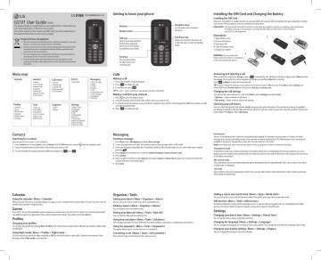 LG GS101GO.AO2DWA, GS101GO.ATCHKV, GS101GO, GS101GO.AVD2KV Owner's manual LG GS101GO.AO2DWA, GS101GO.ATCHKV, GS101GO, GS101GO.AVD2KV Owner's manual