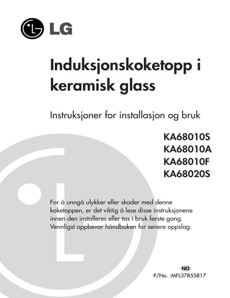 LG KA68020S, KA68010F Owner's manual LG KA68020S, KA68010F Owner's manual