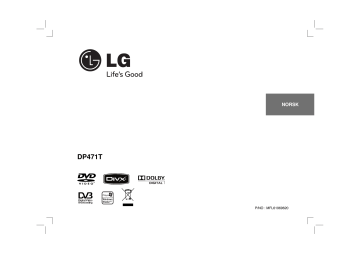 LG DP471T Brukermanual | Manualzz LG DP471T Brukermanual | Manualzz