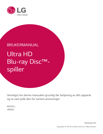LG UBK80 Brukermanual | Manualzz LG UBK80 Brukermanual | Manualzz