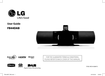 LG FB44DAB Owner's manual LG FB44DAB Owner's manual