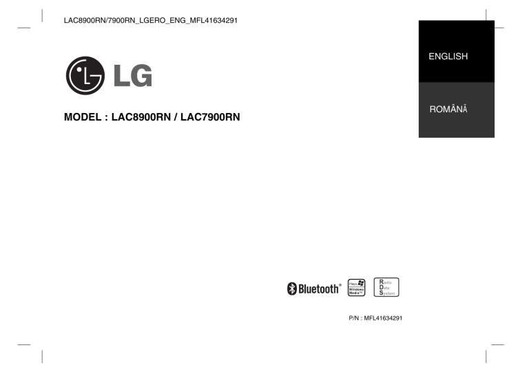LG LAC7900RN, LAC8900RN Owner's manual LG LAC7900RN, LAC8900RN Owner's manual