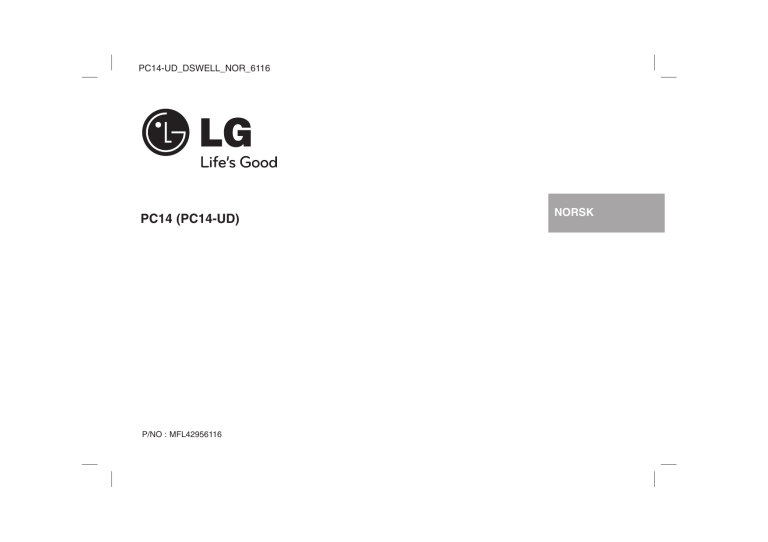 LG PC14 Owner's manual LG PC14 Owner's manual