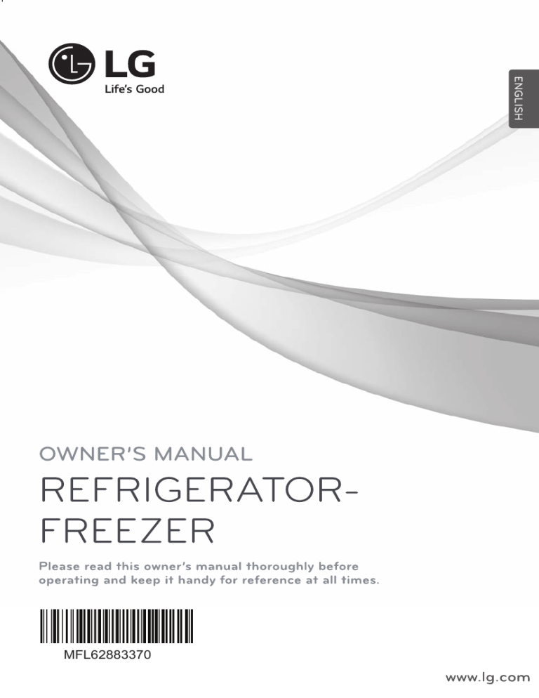 LG GBB39SWJZ, GBB39DSJZ, 194619 Owner's manual LG GBB39SWJZ, GBB39DSJZ, 194619 Owner's manual