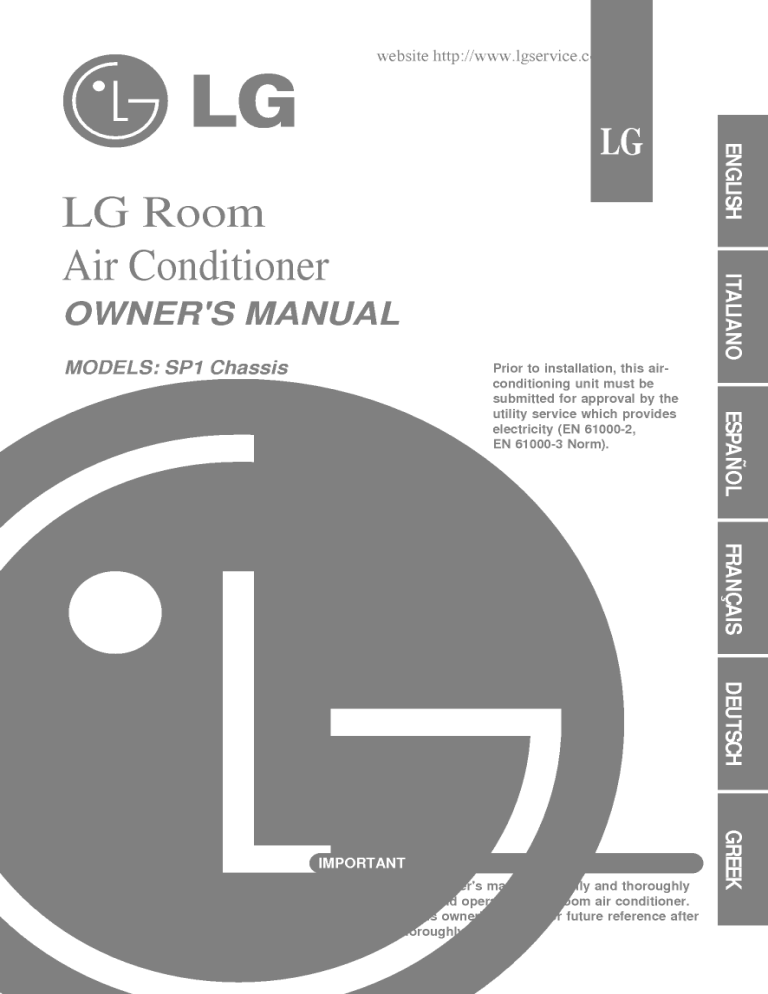 LG A07AHM, ASUH076PML2, AS-H076PML1 Owner's manual LG A07AHM, ASUH076PML2, AS-H076PML1 Owner's manual