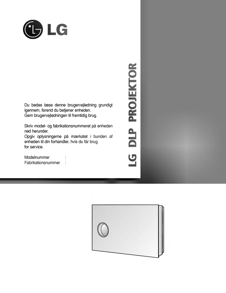 LG AN110B-JD, AN110W-JD, AN110B, AN110W Owner's manual LG AN110B-JD, AN110W-JD, AN110B, AN110W Owner's manual
