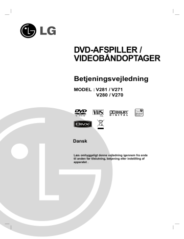 LG V281N-P2, V281, V270N-P2, V270 Owner's manual LG V281N-P2, V281, V270N-P2, V270 Owner's manual