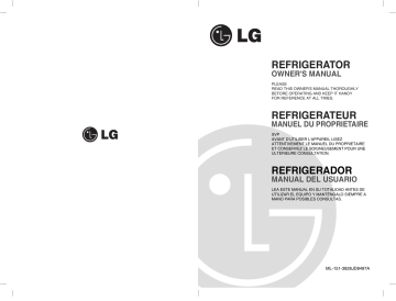 LG GR-151SL, GC-151SA Owner's manual LG GR-151SL, GC-151SA Owner's manual