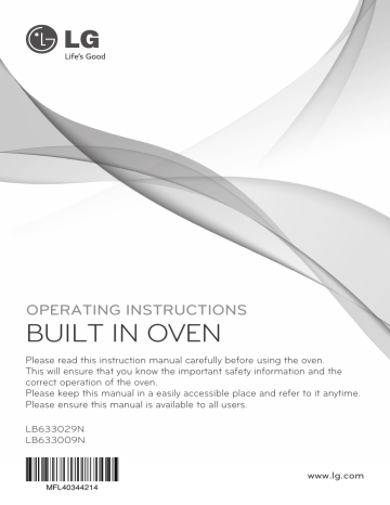 LG LB633029N Owner's manual LG LB633029N Owner's manual