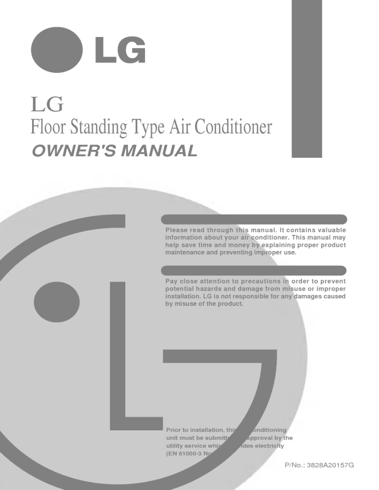 LG LP-K3023CA-L, (LP-K3023CA(L, (LP-K3023HA(L, LP-K3023HA-L, LP-K3023CL, LP-K3023HL Owner's manual LG LP-K3023CA-L, (LP-K3023CA(L, (LP-K3023HA(L, LP-K3023HA-L, LP-K3023CL, LP-K3023HL Owner's manual