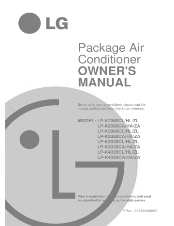 LG LP-K3020HL Owner's manual LG LP-K3020HL Owner's manual
