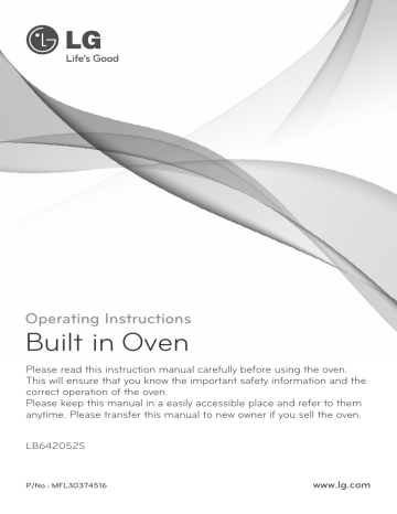 LG LB642052S Owner's manual LG LB642052S Owner's manual
