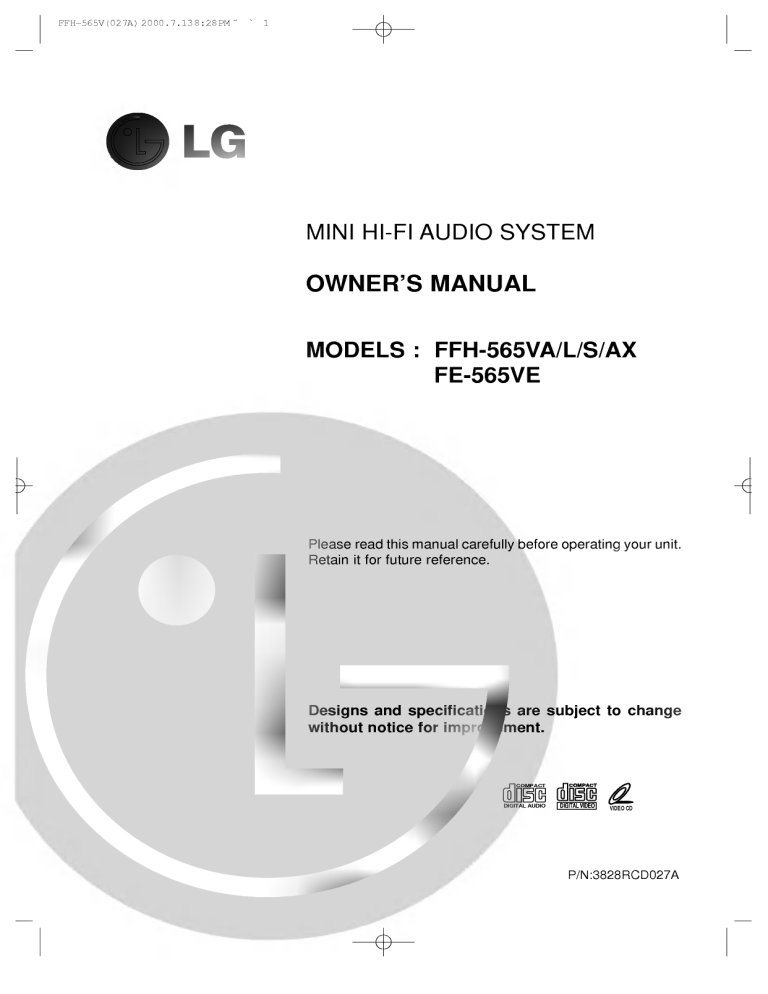 LG F-170 Owner's manual LG F-170 Owner's manual