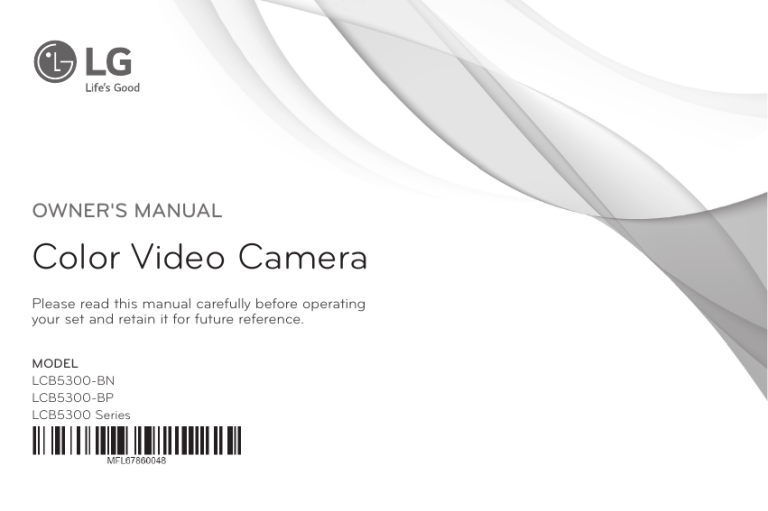 LG LCB5300-BP User guide LG LCB5300-BP User guide