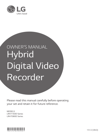 LG LRH7160D-NH User guide LG LRH7160D-NH User guide