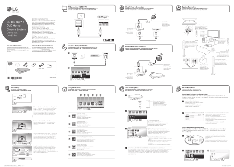 LG LHB755W User guide LG LHB755W User guide