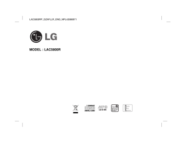 LG LAC5800R, LAC5800RP Owner's manual LG LAC5800R, LAC5800RP Owner's manual