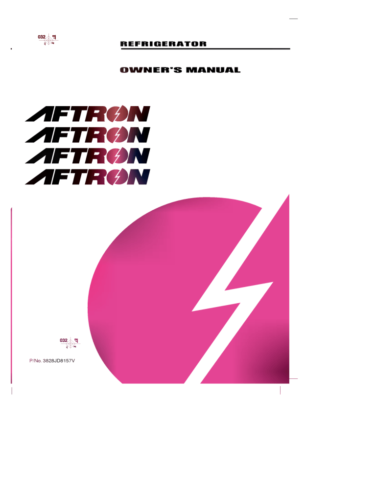 LG AFR3185F Owner's manual LG AFR3185F Owner's manual