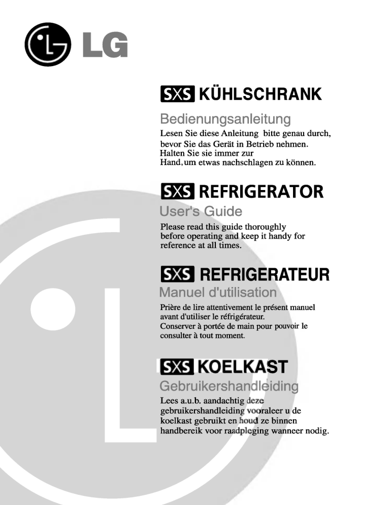 LG GC-A207CTBA Owner's manual LG GC-A207CTBA Owner's manual