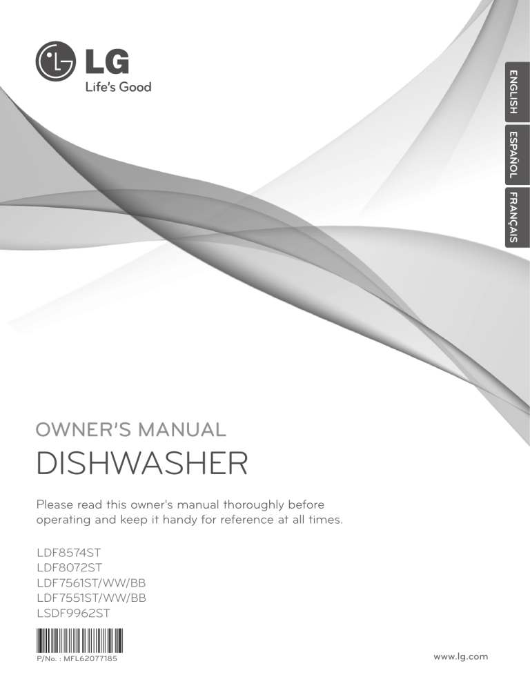 LG LSDF9962ST, 39232533 Owner's manual LG LSDF9962ST, 39232533 Owner's manual
