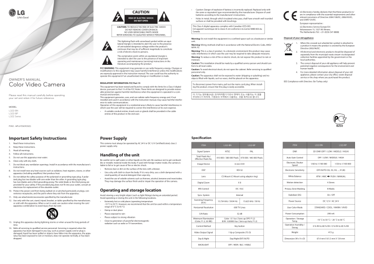 LG L322-BP User guide LG L322-BP User guide
