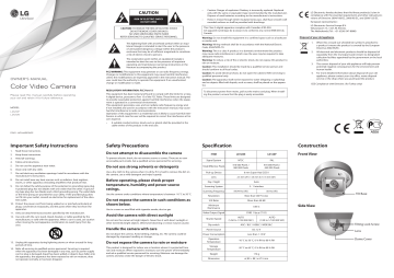 LG LD120P-C1 User guide LG LD120P-C1 User guide