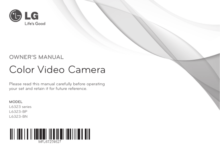 LG L6323-BP User guide LG L6323-BP User guide