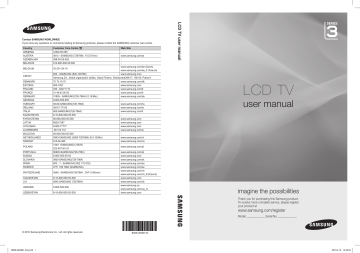 Dan. Samsung LE22C355D1W, LE19C355D1W, LE22C350D1W, LE19C350D1W | Manualzz Dan. Samsung LE22C355D1W, LE19C355D1W, LE22C350D1W, LE19C350D1W | Manualzz