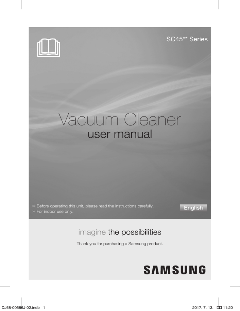 Samsung SC45S0 User manual Samsung SC45S0 User manual