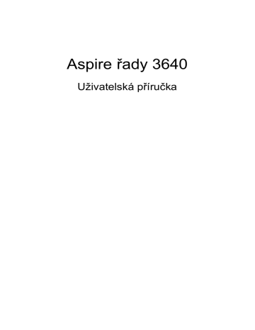 Acer Aspire 3640 User Manual | Manualzz Acer Aspire 3640 User Manual | Manualzz