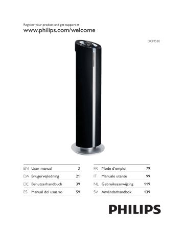Philips DCM580/12 User manual Philips DCM580/12 User manual