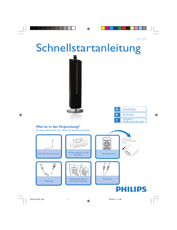 Philips DC570/12 Quick start guide Philips DC570/12 Quick start guide