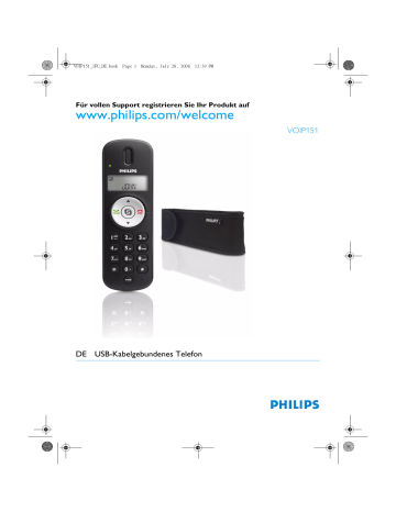 Philips VOIP1511B/10 User manual Philips VOIP1511B/10 User manual