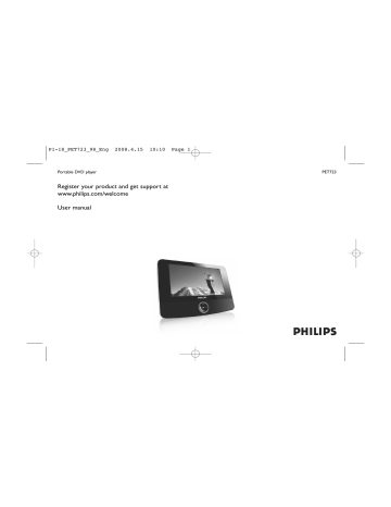 Philips PET723/98 User manual Philips PET723/98 User manual