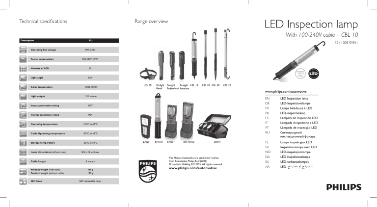 Philips LPL35X1 User manual Philips LPL35X1 User manual