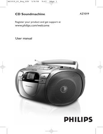 Philips AZ1019/61 User manual Philips AZ1019/61 User manual