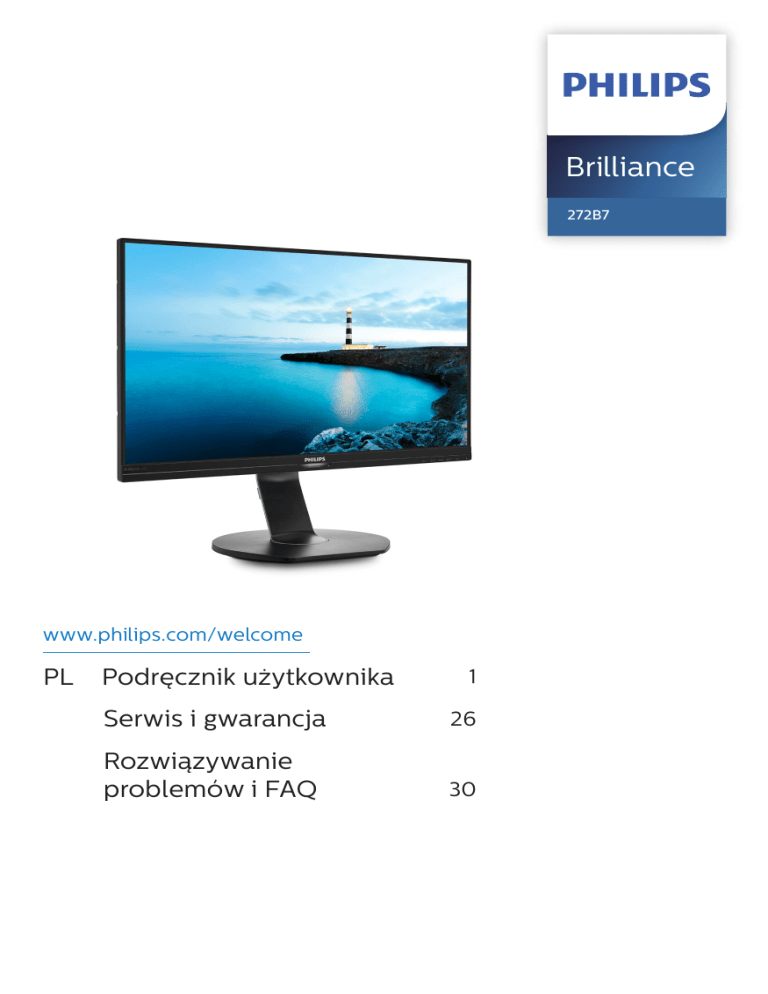 Philips 272B7QPJEB/27, 272B7QPJEB/01, 272B7QPTKEB/00, 272B7QPJEB/00, 272B7QPTKEB/01, 272B7QPJEB/93 User manual Philips 272B7QPJEB/27, 272B7QPJEB/01, 272B7QPTKEB/00, 272B7QPJEB/00, 272B7QPTKEB/01, 272B7QPJEB/93 User manual