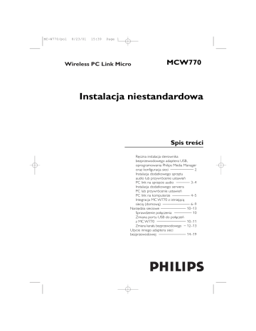 Philips Mikrowieża Hi-Fi MCW770/22 Instrukcja obsługi | Manualzz