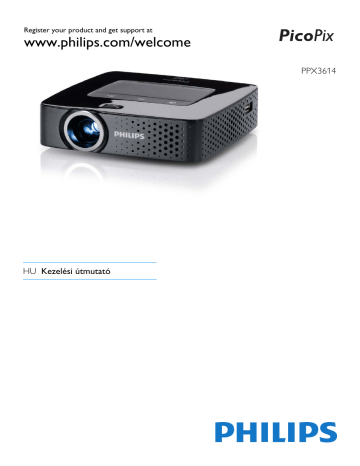 Philips PicoPix mini kivetítő PPX3614/EU Felhasználói kézikönyv | Manualzz Philips PicoPix mini kivetítő PPX3614/EU Felhasználói kézikönyv | Manualzz